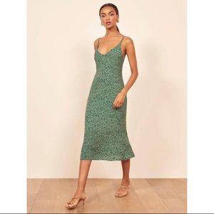 Reformation Women's Green Alexandra Dress Sz 2